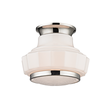 Load image into Gallery viewer, Hudson Valley 3809F-Pn 1 Light Semi Flush, PN