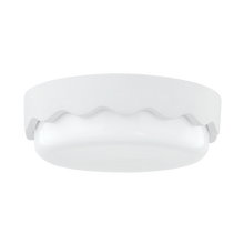 Load image into Gallery viewer, Mitzi H656503-CMW 3 Light Flushmount, Ceramic Matte White