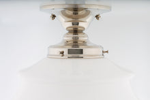 Load image into Gallery viewer, Hudson Valley 3416F-Pn 1 Light Semi Flush, PN