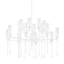 Load image into Gallery viewer, Hudson Valley 4142-WP 16 Light Chandelier, White Plaster