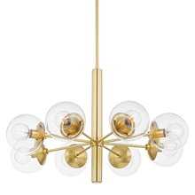 Load image into Gallery viewer, Mitzi H503808-AGB 8 Light Chandelier, Aged Brass