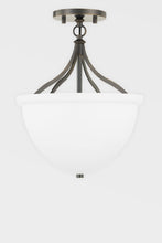 Load image into Gallery viewer, Hudson Valley 2811-Pn 1 Light Semi Flush, Steel