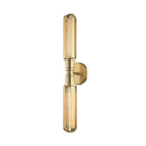 Local Lighting Hudson Valley 1092-AGB 2 Light Wall Sconce, AGB WALL SCONCE