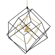 Load image into Gallery viewer, Hudson Valley-1255-Agb/Bk 15 Light Pendant Aged Brass/Black 