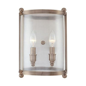 Local Lighting Hudson Valley 1302-An 2 Light Wall Sconce, AN WALL SCONCE