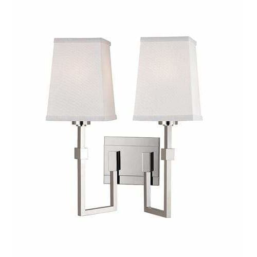 Local Lighting Hudson Valley 1362-Pn 2 Light Wall Sconce, PN WALL SCONCE