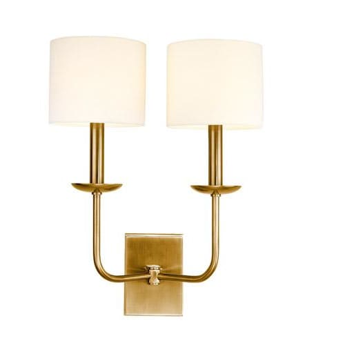 Local Lighting Hudson Valley 1712-AGB 2 Light Wall Sconce, AGB WALL SCONCE