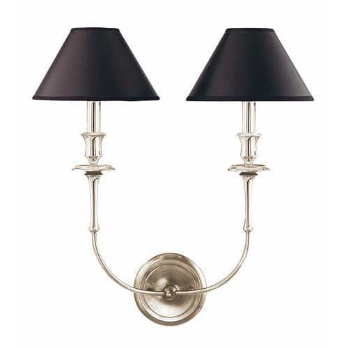 Local Lighting Hudson Valley 1862-Pn 2 Light Wall Sconce, PN WALL SCONCE