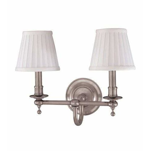 Local Lighting Hudson Valley 1902-Sn 2 Light Wall Sconce, SN WALL SCONCE