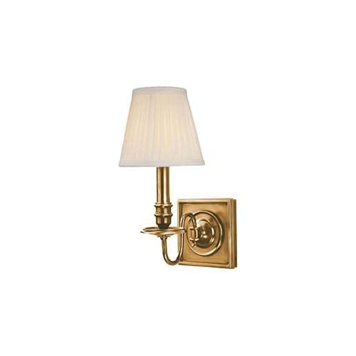 Local Lighting Hudson Valley 201-AGB 1 Light Wall Sconce, AGB WALL SCONCE