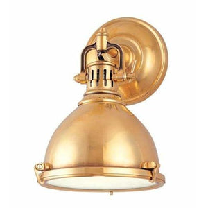 Local Lighting Hudson Valley 2209-AGB 1 Light Wall Sconce, AGB WALL SCONCE