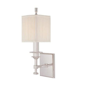 Local Lighting Hudson Valley 241-Pn 1 Light Wall Sconce, PN WALL SCONCE