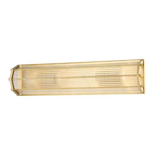 Local Lighting Hudson Valley 2624-AGB 4 Light Wall Sconce, AGB WALL SCONCE