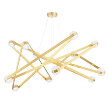 Load image into Gallery viewer, Hudson Valley-2756-Agb 12 Light Chandelier Aged Brass - 