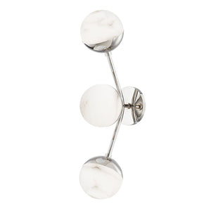 Hudson Valley-2833-Pn 3 Light Wall Sconce Polished Nickel - 