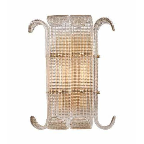 Local Lighting Hudson Valley 2902-AGB 2 Light Wall Sconce, AGB WALL SCONCE