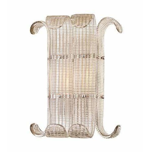 Local Lighting Hudson Valley 2902-Pn 2 Light Wall Sconce, PN WALL SCONCE