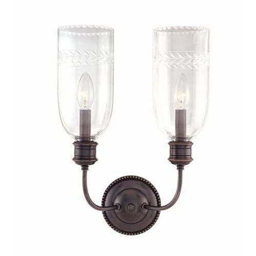 Local Lighting Hudson Valley 292-Ob 2 Light Wall Sconce, OB WALL SCONCE