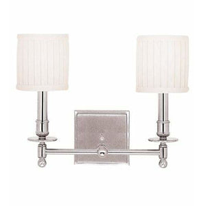 Local Lighting Hudson Valley 302-Pn 2 Light Wall Sconce, PN WALL SCONCE