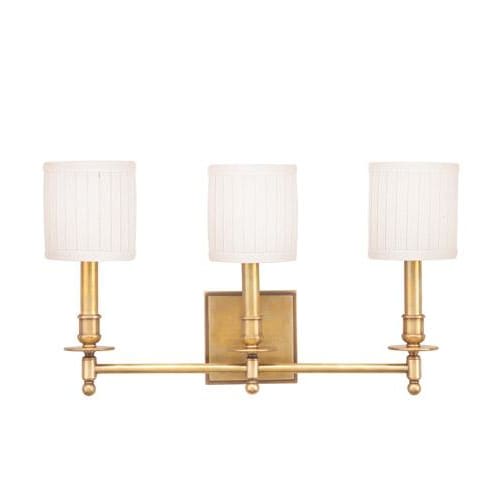 Local Lighting Hudson Valley 303-AGB 3 Light Wall Sconce, AGB WALL SCONCE