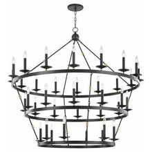 Load image into Gallery viewer, Local Lighting 3258-AOB-36 LIGHT CHANDELIER, AOB Hudson Valley 3258-Light Chandelier CHANDELIER