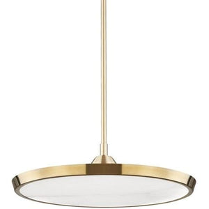 Local Lighting Hudson Valley 3621-AGB Large Led Pendant, AGB PENDANT