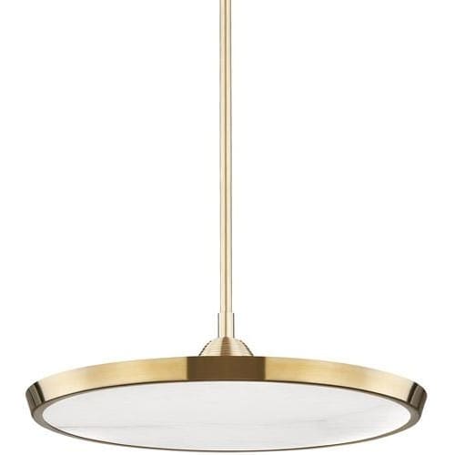 Local Lighting Hudson Valley 3621-AGB Large Led Pendant, AGB PENDANT