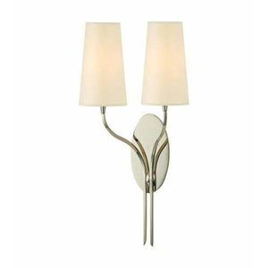 Local Lighting Hudson Valley 3712-Pn 2 Light Wall Sconce, PN WALL SCONCE