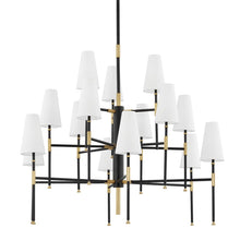 Load image into Gallery viewer, Hudson Valley-3748-Aob 15 Light Chandelier Aged Old Bronze -