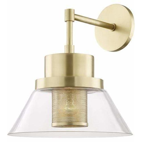 Local Lighting Hudson Valley 4030-AGB 1 Light Wall Sconce, AGB WALL SCONCE