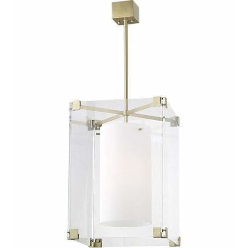 Local Lighting Hudson Valley 4132-AGB 3 Light Large Pendant, AGB Pendant