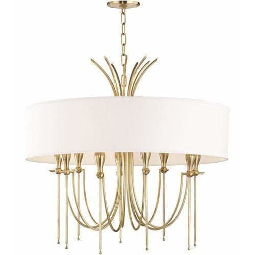 Local Lighting Hudson Valley 4330-AGB 9 Light Chandelier, AGB CHANDELIER