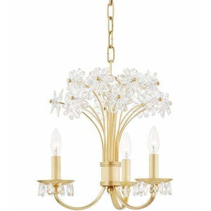 Local Lighting Hudson Valley 4419-AGB 3 Light Chandelier, AGB CHANDELIER