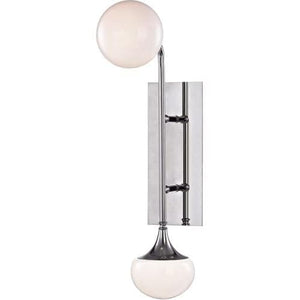 Local Lighting Hudson Valley 4700-Pn 2 Light Wall Sconce, PN WALL SCONCE