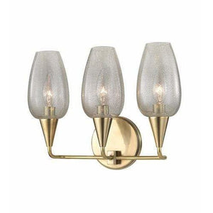 Local Lighting Hudson Valley 4703-AGB 3 Light Wall Sconce, AGB WALL SCONCE