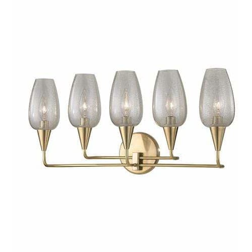 Local Lighting Hudson Valley 4705-AGB 5 Light Wall Sconce, AGB WALL SCONCE