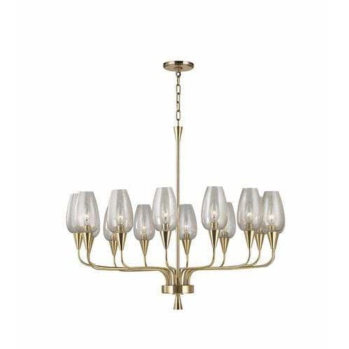 Local Lighting Hudson Valley 4733-AGB 14 Light Chandelier, AGB CHANDELIER