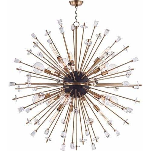 Local Lighting Hudson Valley 5060-AGB 18 Light Chandelier, AGB CHANDELIER