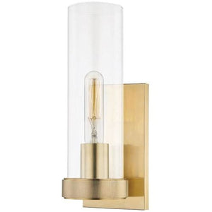 Local Lighting Hudson Valley 5301-AGB 1 Light Wall Sconce, AGB WALL SCONCE