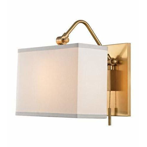 Local Lighting Hudson Valley 5421-AGB 1 Light Wall Sconce, AGB Wall Sconce