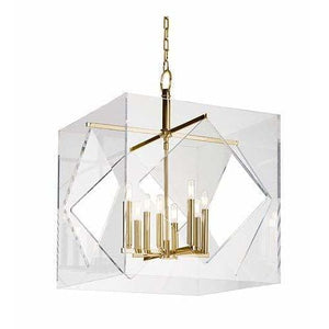 Local Lighting Hudson Valley 5924-AGB 8 Light Chandelier, AGB CHANDELIER