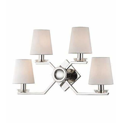 Local Lighting Hudson Valley 5940-Pn-4 Light Wall Sconce, PN WALL SCONCE