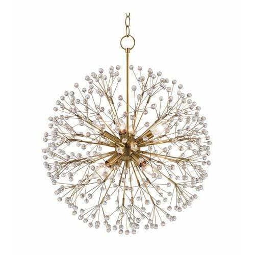 Local Lighting Hudson Valley 6020-AGB 8 Light Chandelier, AGB CHANDELIER