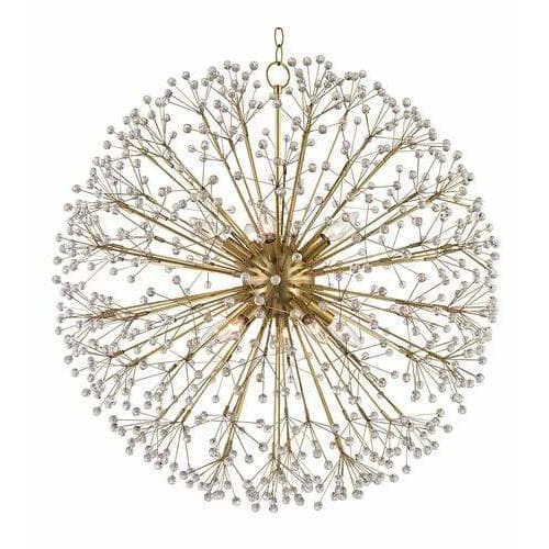 Local Lighting Hudson Valley 6030-AGB 10 Light Chandelier, AGB CHANDELIER