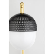 Load image into Gallery viewer, Hudson Valley-6109-Pn/Bk 1 Light Small Pendant Polished 