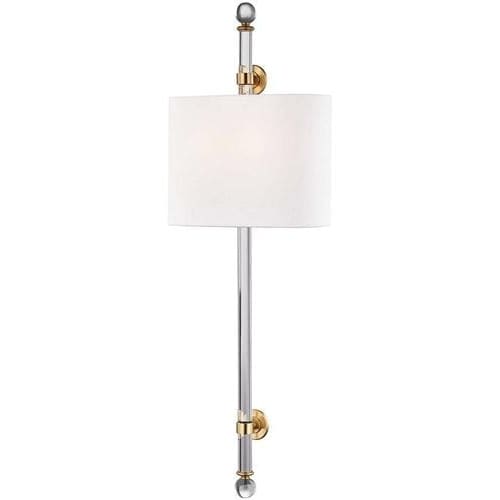 Local Lighting Hudson Valley 6122-AGB 2 Light Wall Sconce, AGB WALL SCONCE