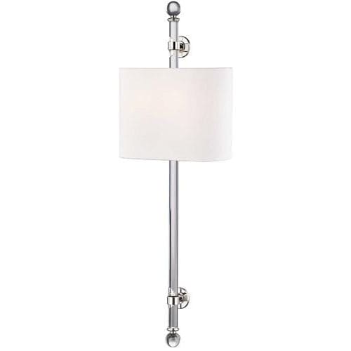 Local Lighting Hudson Valley 6122-Pn 2 Light Wall Sconce, PN WALL SCONCE