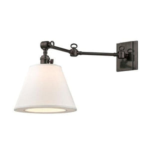 Local Lighting Hudson Valley 6233-Ob 1 Light Swing Arm Wall Sconce, OB WALL SCONCE