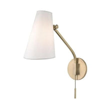 Load image into Gallery viewer, Local Lighting Hudson Valley 6341-AGB 1 Light Swing Arm Wall Sconce, AGB WALL SCONCE