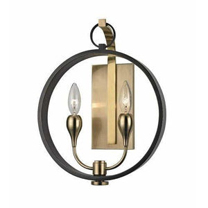 Local Lighting Hudson Valley 6702-Aob 2 Light Wall Sconce, AOB WALL SCONCE
